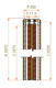 1850 mm - Stavební pouzdro JAP PARALLEL, atypická výška průchodu 2200 - 2700 mm - napište do poznámky - 2/4